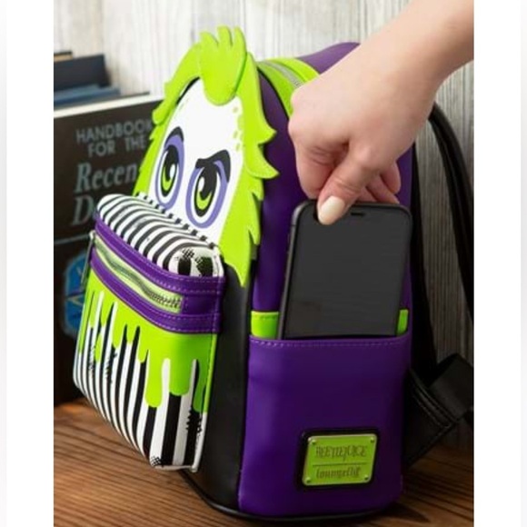 ??NWT-Loungefly Beetlejuice Mini Backpack?? main image 9